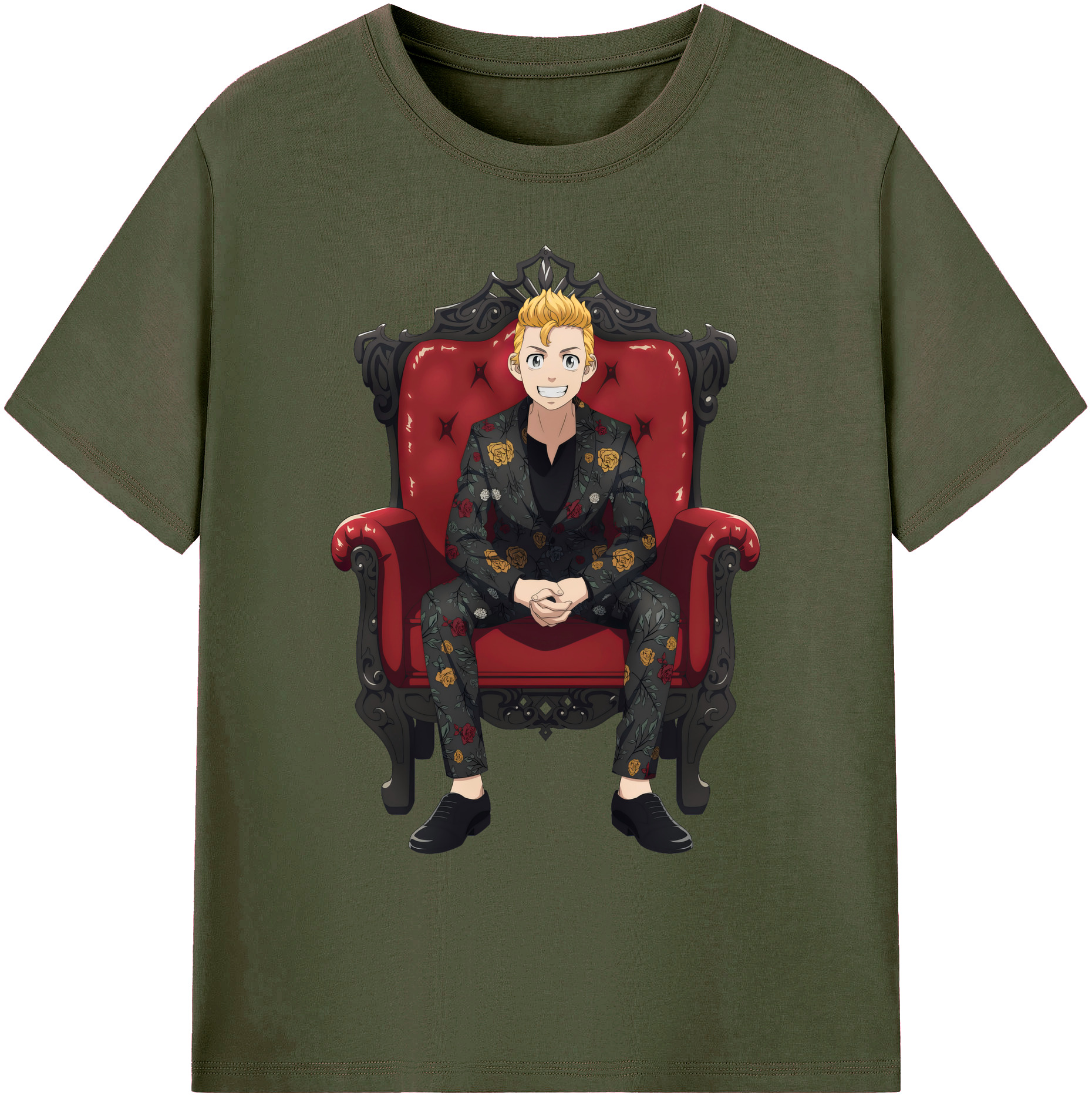 （画像用） 東京リベンジャーズ Tokyo Revengers 綿100％ メンズ半袖Tシャツ｜肌触りやわらか＆通気性